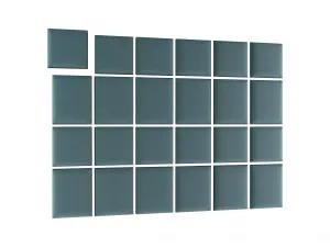 Eltap Čalúnený panel SET QUADRATTA 240x180 modrý