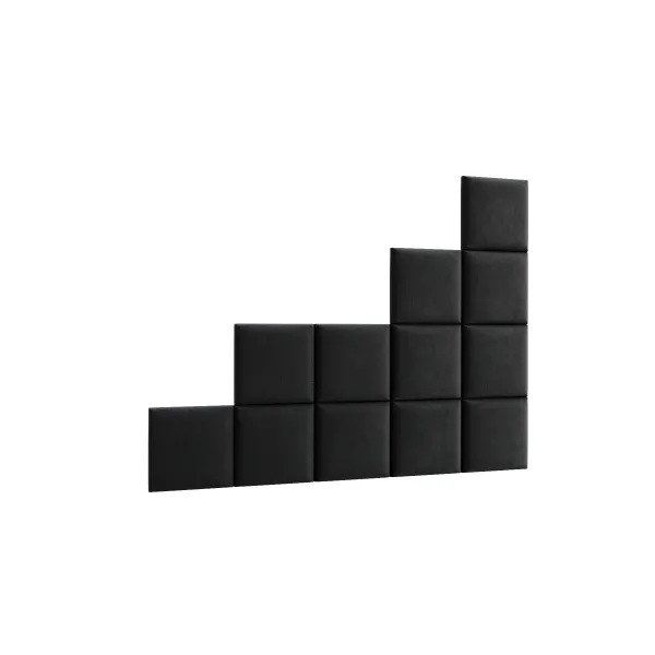 Eltap Čalúnený panel SET QUADRATTA 200x160 tmavomodrý