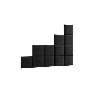 Eltap Čalúnený panel SET QUADRATTA 200x160 tmavomodrý