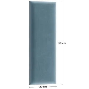 Eltap Čalúnený panel QUADRATTA 50x20 modrý