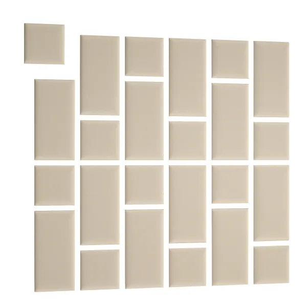 Eltap Čalúnený panel SET QUADRATTA 180x180 žltá