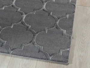 Koberec Elsher - sivý Rozmery: 80 x 150