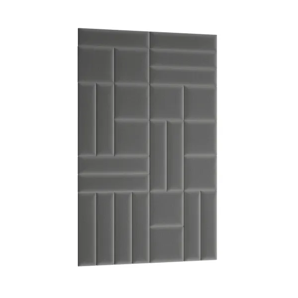 Eltap Čalúnený panel SET QUADRATTA 120x195 sivý