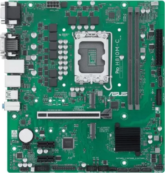 ASUS MB Sc LGA1851 PRO H810M-C-CSM, 2xDDR5, 1xDP, 1xHDMI, 1xVGA, 1xDVI-D, mATX