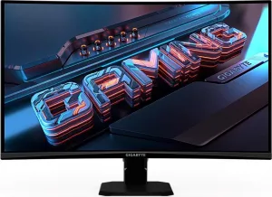 GIGABYTE LCD - 27" Gaming monitor GS27QCA, Prohnutý VA 1500R, 2560x1440 QHD, 180Hz, 5000:1, 250cd/m2, 1ms, 2xHDMI, 1xDP