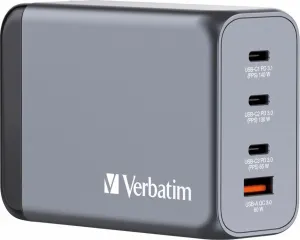 VERBATIM GaN Nabíječka do sítě GNC-240, 240W, 3x USB-C, 1x USB