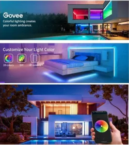 Govee WiFi RGB Smart LED pásek 10m