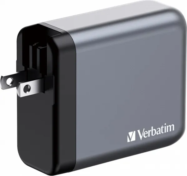 VERBATIM GaN Nabíječka do sítě GNC-140, 140W, 3x USB-C, 1x USB