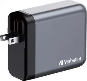 VERBATIM GaN Nabíječka do sítě GNC-140, 140W, 3x USB-C, 1x USB