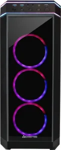 CHIEFTEC skříň STALLION II, ATX, 1x USB-C 3.2, 2x USB 3.1, 1x USB 2.0, 4x 120mm RGB Fan, černá