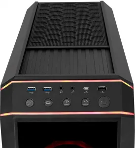 CHIEFTEC skříň STALLION II, ATX, 1x USB-C 3.2, 2x USB 3.1, 1x USB 2.0, 4x 120mm RGB Fan, černá