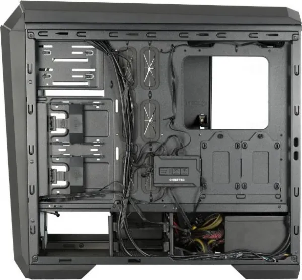 CHIEFTEC skříň STALLION II, ATX, 1x USB-C 3.2, 2x USB 3.1, 1x USB 2.0, 4x 120mm RGB Fan, černá