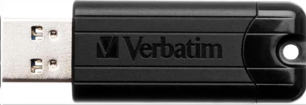 VERBATIM Flash Disk PinStripe USB 3.0, 32 GB - čierna