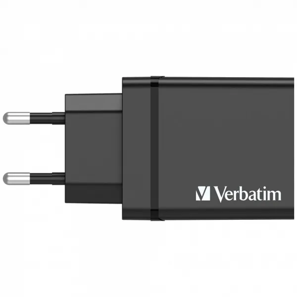 VERBATIM Univerzální adaptér CHR-30EU2, 30W, 1x USB-C, 3x USB černá