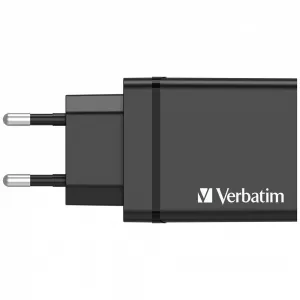 VERBATIM Univerzální adaptér CHR-30EU2, 30W, 1x USB-C, 3x USB černá