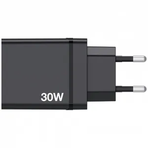 VERBATIM Univerzální adaptér CHR-30EU2, 30W, 1x USB-C, 3x USB černá