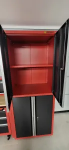 JAKS Zostava dielenského nábytku červená