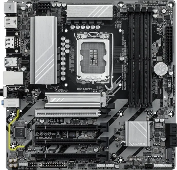 GIGABYTE MB Sc LGA1851 B860M DS3H WIFI6E, Intel B860, 4xDDR5, 2xDP, 1xHDMI, WiFi, mATX