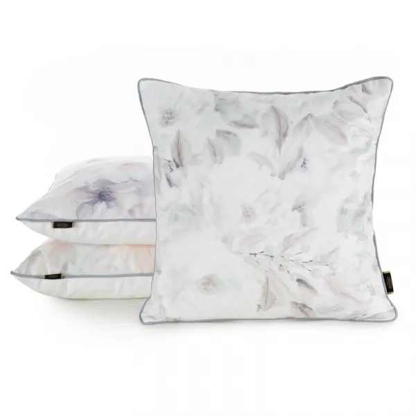 Obliečka na vankúš VELVET 155 biela / béžová