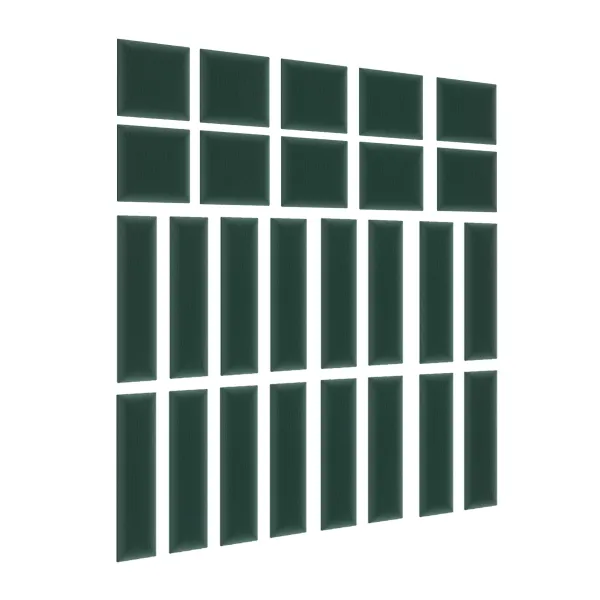 Eltap Čalúnený panel SET QUADRATTA 120x195 zelený
