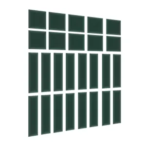 Eltap Čalúnený panel SET QUADRATTA 120x195 zelený