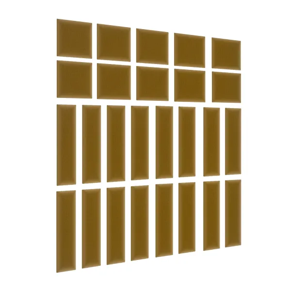Eltap Čalúnený panel SET QUADRATTA 120x195 okrová