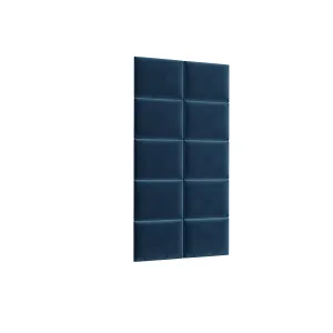 Eltap Čalúnený panel SET QUADRATTA 100x200 modrý