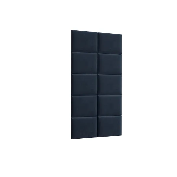 Eltap Čalúnený panel SET QUADRATTA 100x200 tmavomodrý