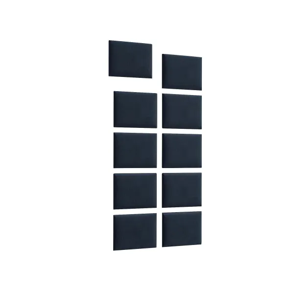 Eltap Čalúnený panel SET QUADRATTA 100x200 tmavomodrý