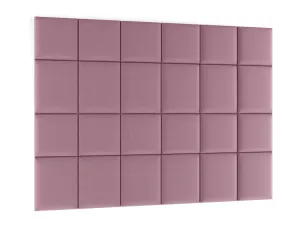 Eltap Čalúnený panel SET QUADRATTA 240x180 ružový