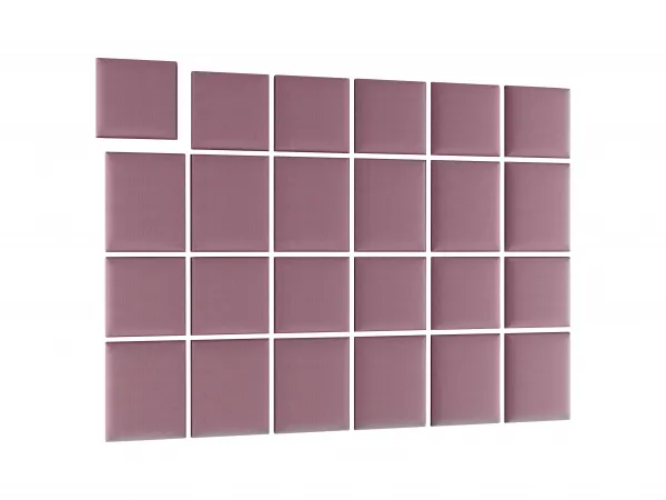 Eltap Čalúnený panel SET QUADRATTA 240x180 ružový