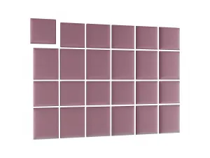 Eltap Čalúnený panel SET QUADRATTA 240x180 ružový