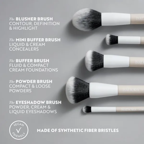 IsaDora Brush Mini Buffer štetec na korektor 1 ks