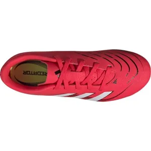 adidas PREDATOR CLUB L FXG J Detské kopačky, červená, veľkosť