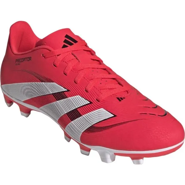 adidas PREDATOR CLUB L FXG J Detské kopačky, červená, veľkosť 42