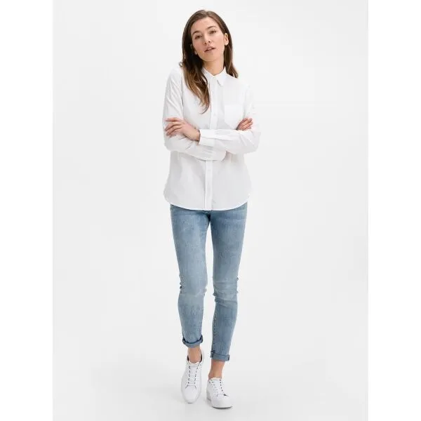 GAP Shirt V-Fitted Boyfriend Oxf - Women