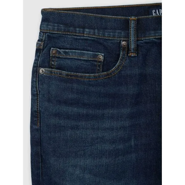 Tmavomodré pánske slim fit rifle GAP Gapflex