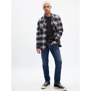 Tmavomodré pánske slim fit rifle GAP Gapflex
