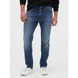 GAP V-SLIM SOFT Pánske džínsy, modrá, veľkosť