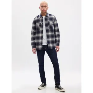 Tmavomodré pánske skinny fit džínsy GAP GapFlex