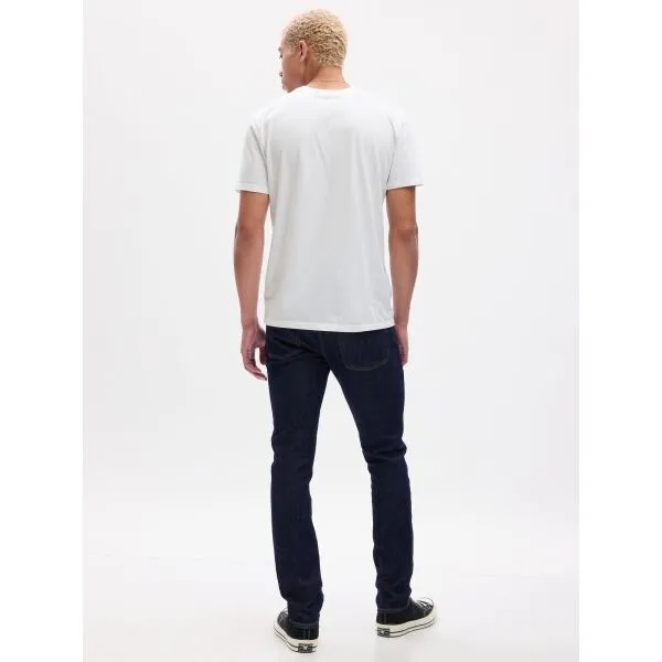 Tmavomodré pánske skinny fit džínsy GAP GapFlex