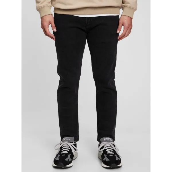 Čierne pánske skinny fit rifle Gap
