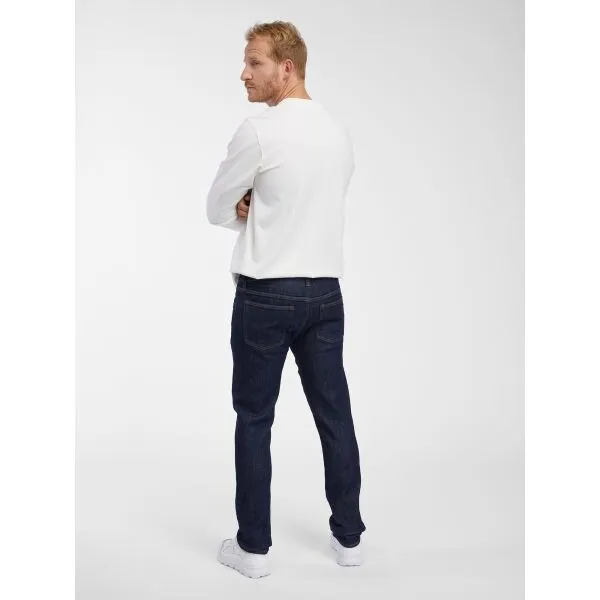 Tmavomodré pánske skinny fit džínsy GAP GapFlex