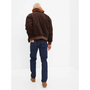 Tmavomodré pánske slim fit rifle GAP