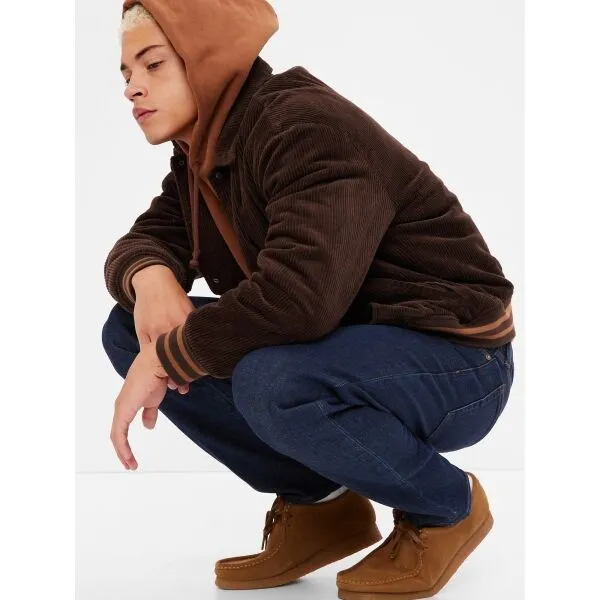 Tmavomodré pánske slim fit rifle GAP