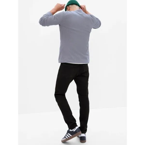 GAP V-SLIM Pánske džínsy, čierna, veľkosť