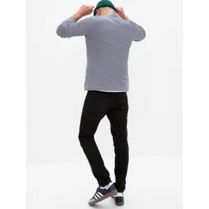GAP V-SLIM Pánske džínsy, čierna, veľkosť