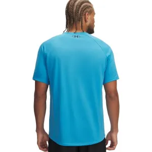 Under Armour TECH PRINT FILL Pánske tričko, modrá, veľkosť L