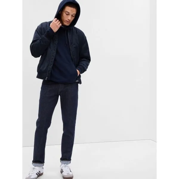Tmavomodré pánske slim fit rifle GAP