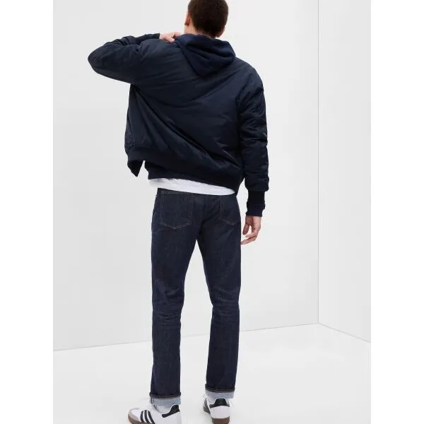 Tmavomodré pánske slim fit rifle GAP